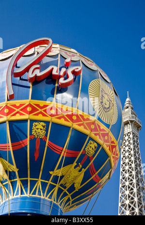 Das Paris Hotel and Casino Las Vegas Stockfoto