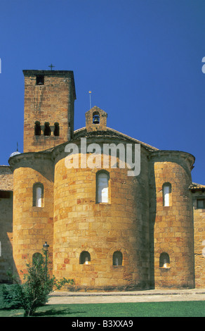 Kirche am Kloster von Leyre in Sierra de Leyre-Navarra-Spanien Stockfoto