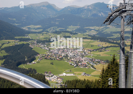 Österreich oberen Österreich Abtenau im Dachsteingebirge auf der Bergspitze Stockfoto