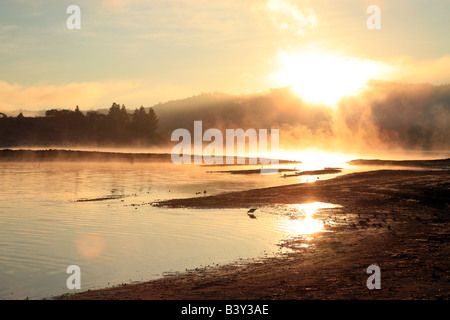 Jindabyne NSW Au aufgehende Sonne Stockfoto
