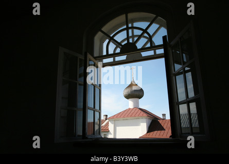 Verkündigung-Kirche in das Solovetsky Kloster auf den Solovetsky Inseln im Weißen Meer, Russland Stockfoto