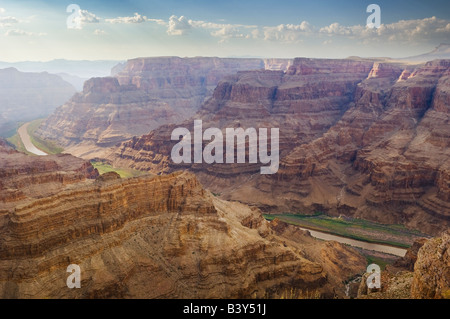 Blick am Guano Point in Grand Canyon. Stockfoto