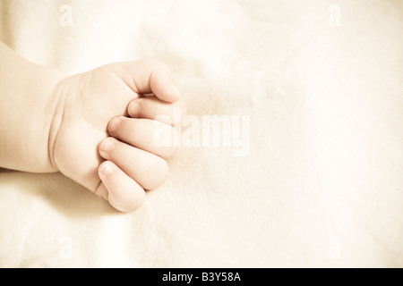 Baby s Hand Stockfoto