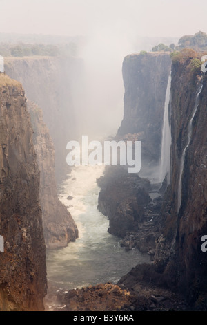 Victoriafälle östlichen Katarakt, Livingstone, Sambia Afrika Stockfoto