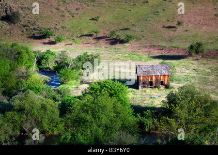 Hütte im Imnaha Canyon Hells Canyon National Recreation Area Oregon Stockfoto