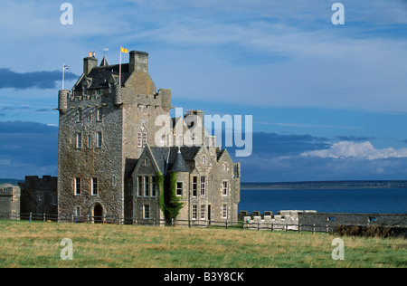 Schottland, Wick, Caithness, Ackergill Turm, Caithness Schottland ehemalige Wohnhaus des Sinclair-clan Stockfoto