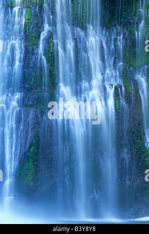 USA, California, McArthur-Burney Falls State Park. Ansicht von Burney Falls. Stockfoto