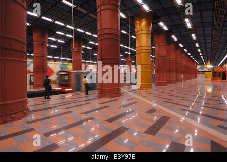 Olaias u-Bahnstation, Lissabon Portugal Stockfoto