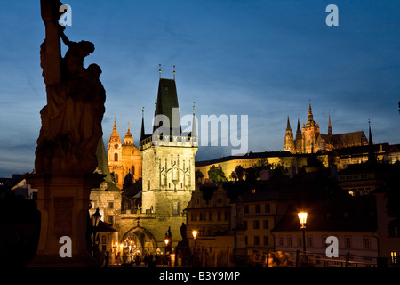 Blick auf die Kleinseite Stockfoto