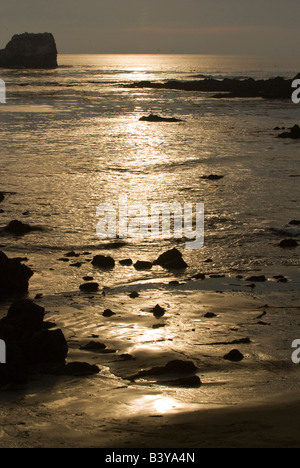 USA, ca. Exquisite zentrale kalifornischen Küste bei Sonnenuntergang Stockfoto