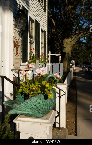 Hauptstraße in Essex, Connecticut. Stockfoto