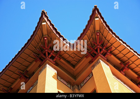 Woologong buddhistische Tempel Dach Stockfoto