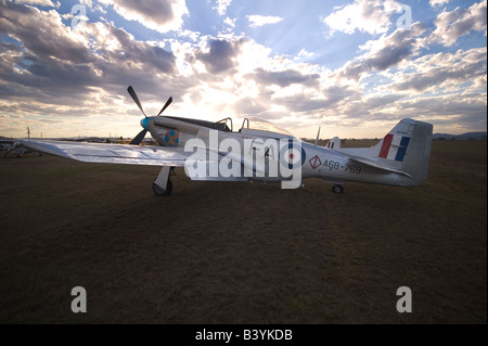 P51 Mustang WW2 Kämpfer CAC CA-18 MK21 Mustang Stockfoto