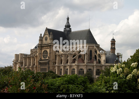 L'Église Eustache Ier Arrondissement von Paris, Frankreich Stockfoto