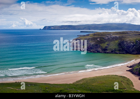 Sangobeg Sand in der Nähe von Durness Sutherland, Schottland Großbritannien Großbritannien 2008 Stockfoto