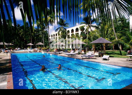 Geografie/Reisen, Barbados, Gastronomie, Hotels, Strand von Casuarina, Urlaub, Urlaub, Urlaub, Hotel, Schwimmbad, kleine Antillen, Stockfoto