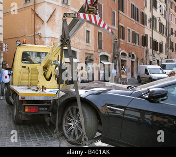 Panne LKW; Aufschlüsselung van Stockfoto