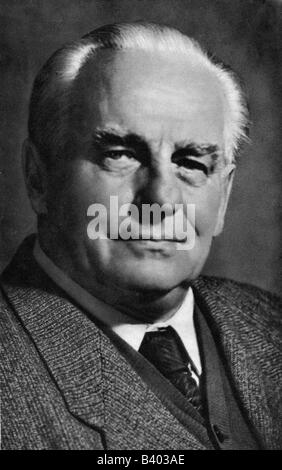 Pieck, Wilhelm, 3.1.1876 - 7.9.1960, deutscher Politiker, Staatspräsident der Deutschen Demokratischen Republik 11.10.1949 - 7.9.1960, Porträt, 1950er Jahre, Stockfoto