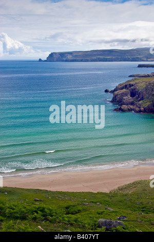 Sangobeg Sand in der Nähe von Durness Sutherland, Schottland Großbritannien Großbritannien 2008 Stockfoto