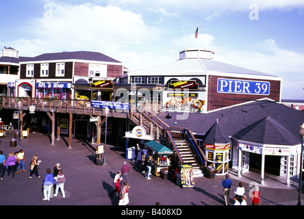 Geographie / Reisen, Pier 39, San Francisco, California, USA Stockfoto