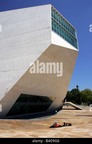 Casa da Música, großen Konzert Hallenfläche in Porto, Portugal Stockfoto