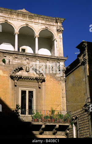 Italien, Apulien, Foggia, Palazzo De Vita De Luca Stockfoto