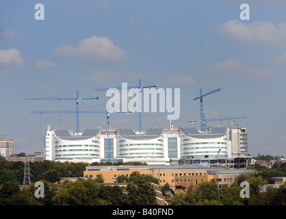 Weiterarbeit am neuen Super Hospital in Birmingham. Sept. 2008 Stockfoto