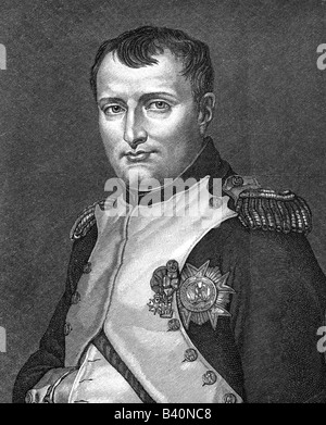 Napoleon I., 15.8.669 - 5.5.1821, Kaiser von Frankreich, Stockfoto