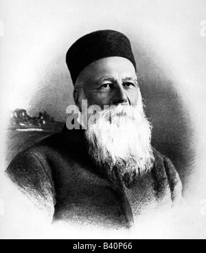 Dunant, Henry, 8.5.188 - 30.10.1910, Schweizer Philanthrop, Gründer des Internationalen Komitees vom Roten Kreuz (IKRK) 1963, Porträt, Fotografie, ca. 1900, Stockfoto