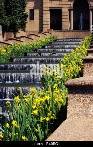 Die dreizehn Becken Kaskadenbrunnen im Meridian Hill Park Washington DC Stockfoto