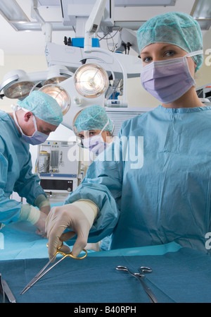 OP-Team die Operation Stockfoto