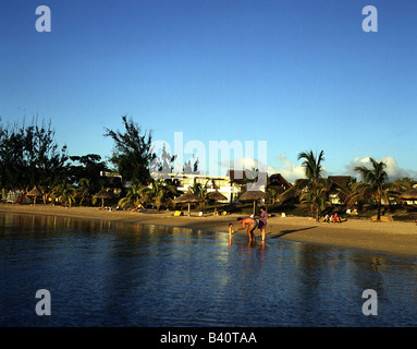 Geographie / Reisen, Mauritius, Maskarenen, "Le grand Gaube Hotel", Strand Stockfoto