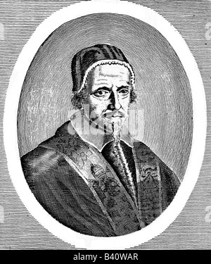 Clemens IX. (Giulio Rospigliosi), 28.1.1600 - 9.12.1699, Papst 20.6.1667 - 9.12.1699, Porträt, Kupferstich, 17. Jahrhundert, Artist's Urheberrecht nicht gelöscht werden Stockfoto