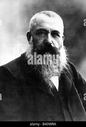 Monet, Claude, 14.2.1840 - 6.12.1926, französischer Künstler, Porträt, ca. 1910, Stockfoto