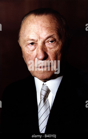 Adenauer, Konrad, 5.1.1876 - 19.4.1967, deutscher Politiker (CDU), Bundeskanzler 15.9.1949 - 16.10.1963, Porträt, 1960, Politik, Deutschland Stockfoto