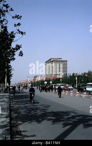 Geographie/Reise, China, Peking, Gebäude, Architektur, Chang An Avenue, Peking, Hotel, Chang-An, Stockfoto