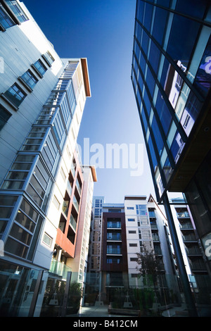 Riverside zwei Apartments Dublin Docklands Irland Neuentwicklung. Stockfoto