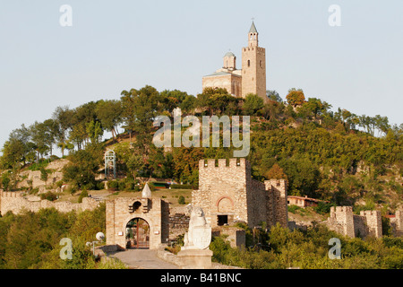 Tsarevets Fortress in Veliko Tarnovo, der ehemaligen Hauptstadt von Bulgarien Stockfoto