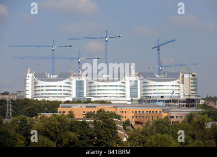 Weiterarbeit am neuen Super Hospital in Birmingham. Sept. 2008 Stockfoto