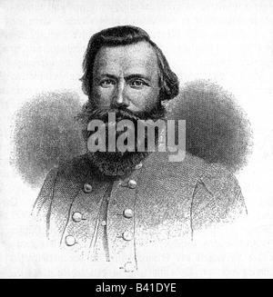 Stuart, J.E.B., 6.2.1833 - 12.5.1864, amerikanischer General, Porträt, Kupferstich von A. H. Ritchie, Jahrhundert, Artist's Urheberrecht nicht gelöscht werden Stockfoto