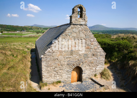 St. Tanwgs Kirche in Wales Llandanwg Snowdonia Stockfoto