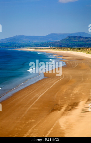 Harlech Strand Llandanwg Snowdonia Wales Stockfoto