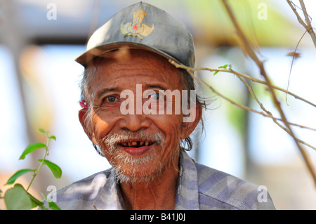 Obdachloser, Bali Aga Dorf, Semberan, Bali Aga Dorf, Nordbali, Indonesien Stockfoto