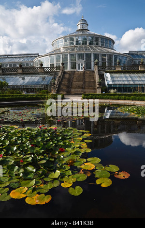 Das Treibhaus im Botanischen Garten Kopenhagen, Dänemark Stockfoto