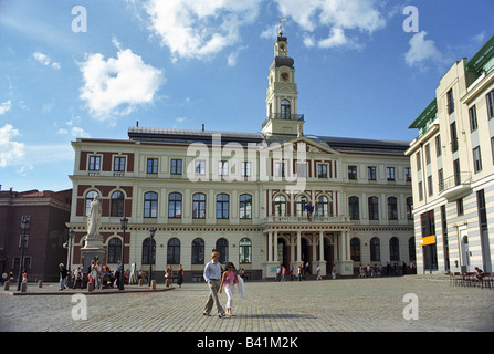 Rathaus, Lettland Stockfoto