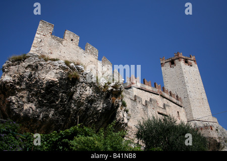 Malcesine castle Stockfoto
