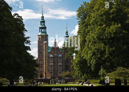 Rosenborg Slot (königliche Schatzkammer) in die Royal Garden, Copenagen, Dänemark Stockfoto