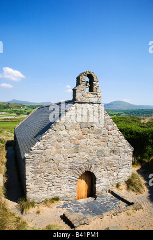 St. Tanwgs Kirche in Wales Llandanwg Snowdonia Stockfoto