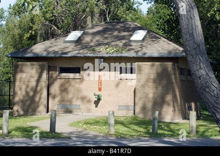 Bad (WC) in Presque Isle State Park in Erie, PA, USA. Stockfoto