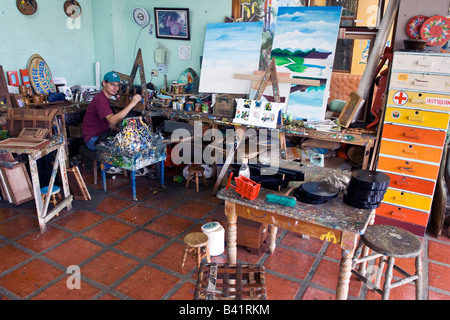 Fábrica de Carretas Joaquín Chaverri Sarchí Costa Rica Stockfoto